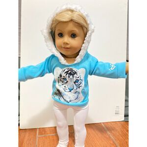 American Girl 18" JLY #22 hair cut water stain